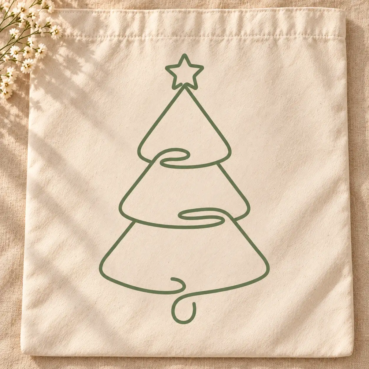 Plottervorlage »Tannenbaum mit Stern« – image 2