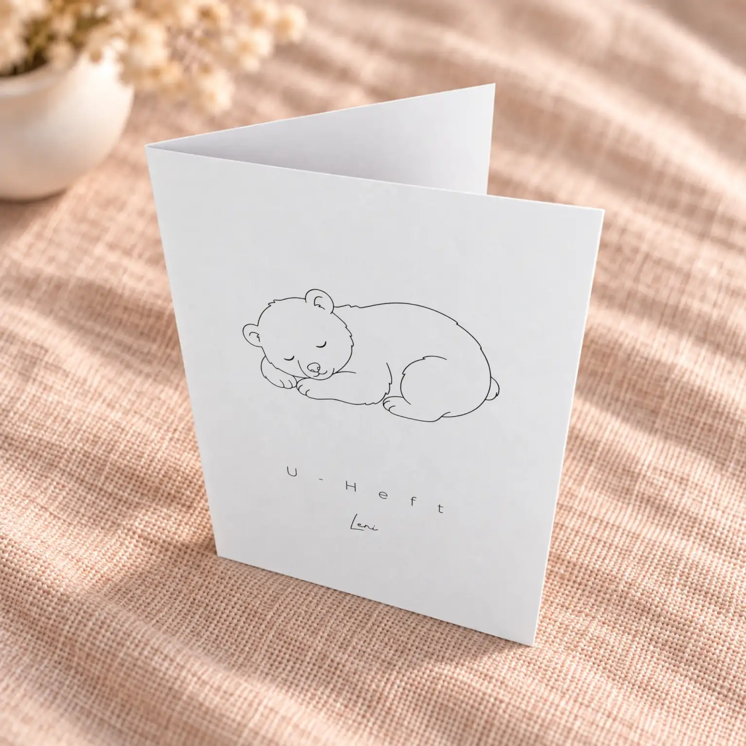 U-Heft-Hülle »Kleiner Eisbär« – image 1