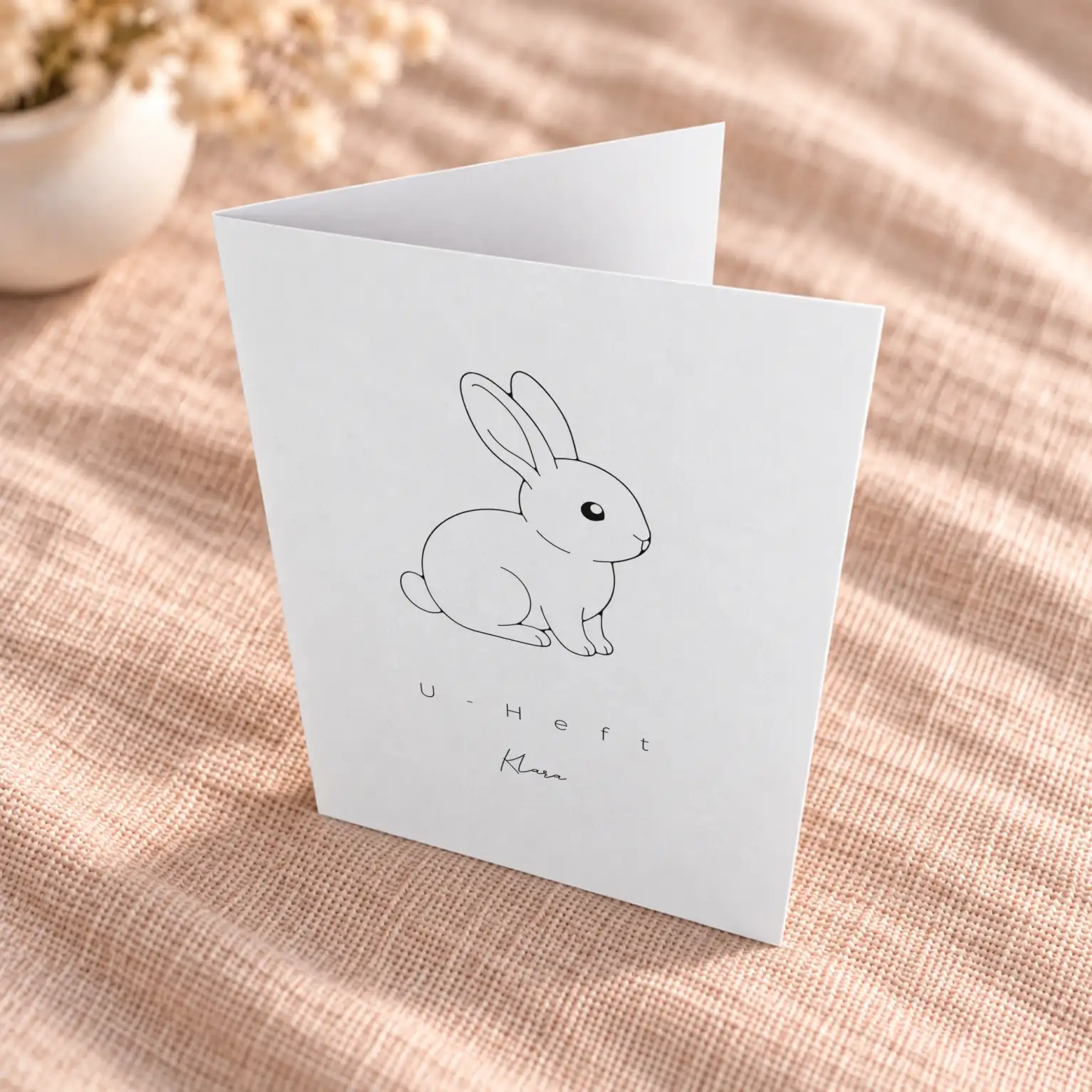 U-Heft-Hülle »Hase« – Bild 1