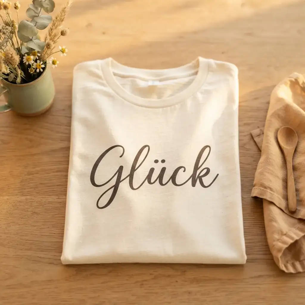 T-Shirt mit Wunschtext – Bild 1