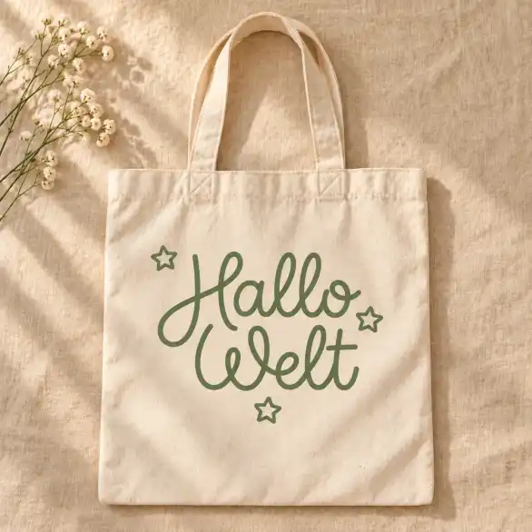 Plottervorlage »Schriftzug „Hallo Welt“«